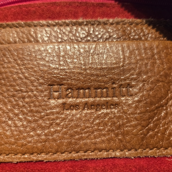 Hammitt Daniel Cognac/Black Leather Medium Handbag - Picture 14 of 16